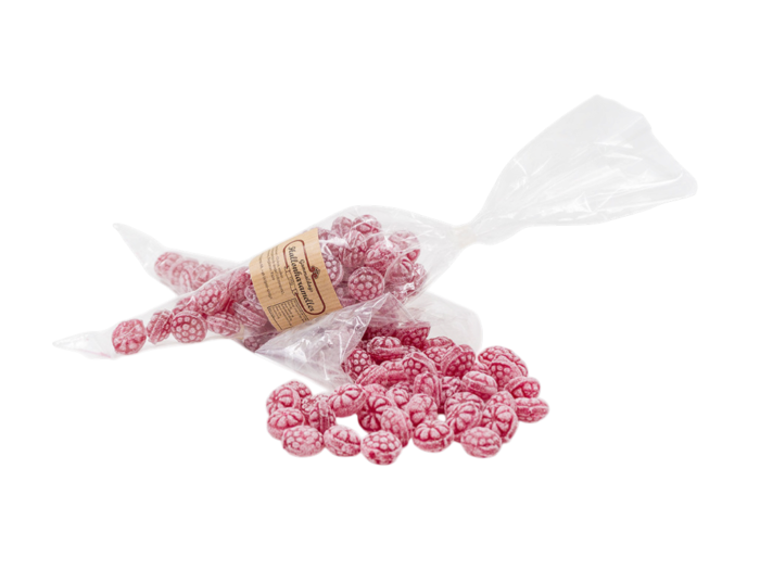 Candy Corner Raspberry 20 cones filled with raspberry candies 150g - Fresh berry taste!